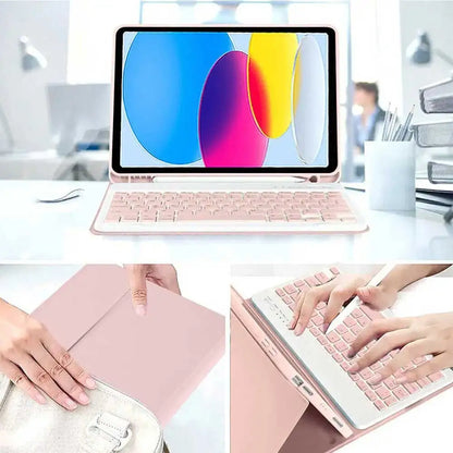 iPad Keyboard Case with Backlight & Touchpad – All Models