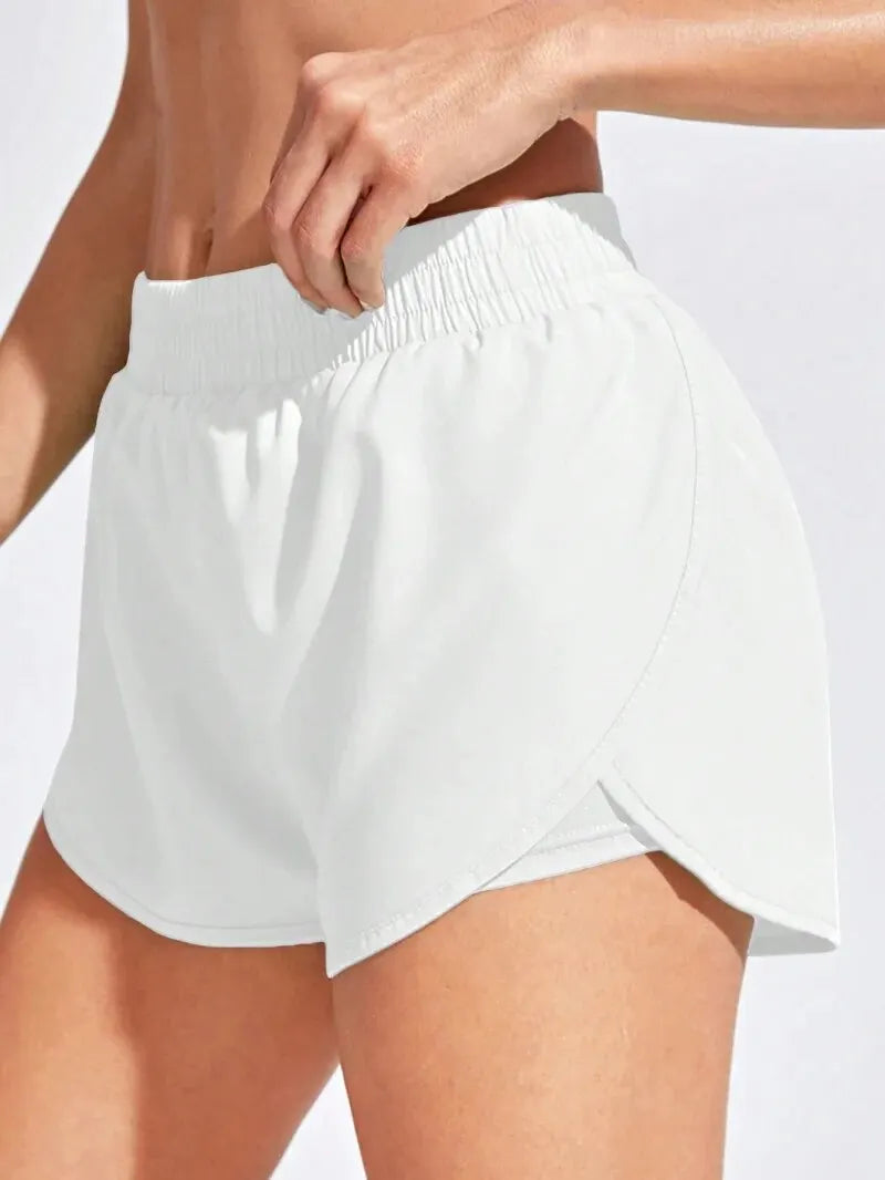 Women's High Waist Yoga Shorts – Seamless Stretch Activewear