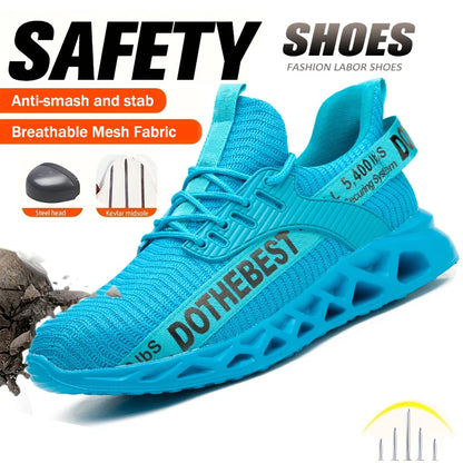 Steel Toe Safety Shoes – Lightweight Work Sneakers for Men & Women