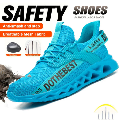 Steel Toe Safety Shoes – Lightweight Work Sneakers for Men & Women