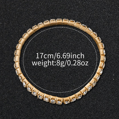 Diamond Women's Watch & Bracelet Set – Luxury Quartz