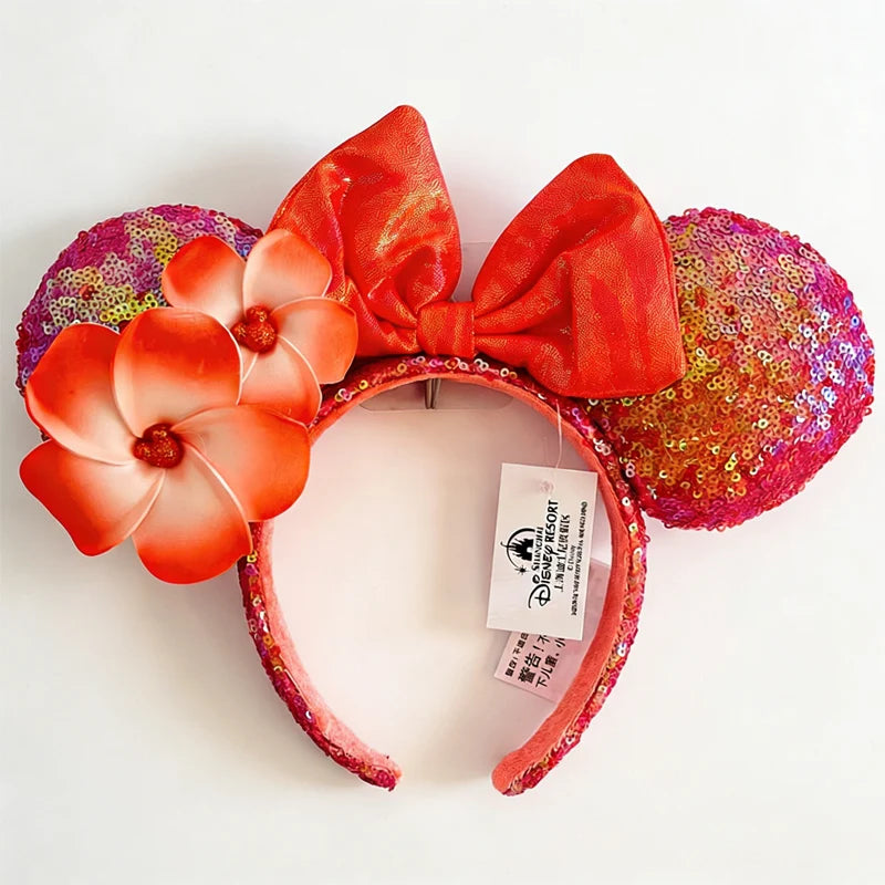 Disney Minnie Mouse Ears Headband – Plush Bow for Adults & Kids