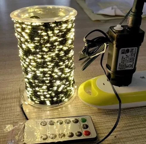 Fairy String Lights 500/1000 LED Waterproof with Remote – Christmas Outdoor Decor