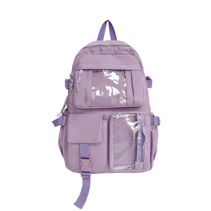 Cute Nylon Backpack for Girls & Teen Students