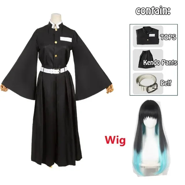 Tokito Muichiro Cosplay Costume – Demon Slayer Uniform & Wig Set