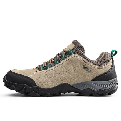 HUMTTO Men's Hiking Shoes – Leather Outdoor Trekking Sneakers