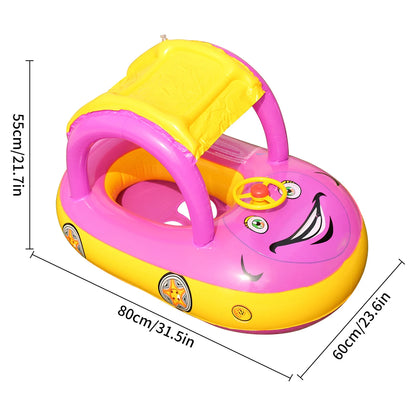 Car Shaped Toddler Pool Float for Kids Ages 4 to 6