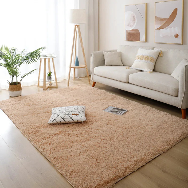 Fluffy Shaggy Area Rug – Soft Non-Slip Carpet for Living Room & Bedroom