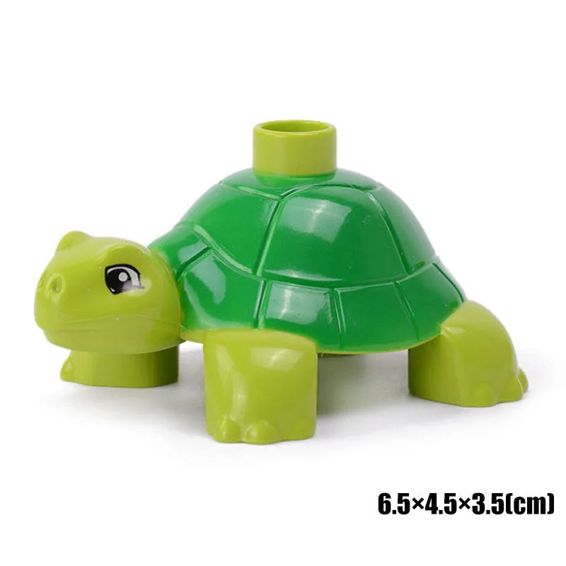 Animal Building Block Figures – Duplo-Compatible Wildlife & Farm Animals
