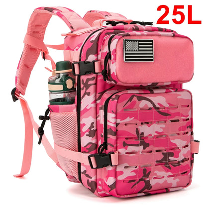 25L Tactical Backpack – MOLLE Outdoor Hiking & Survival Bag for Men & Women