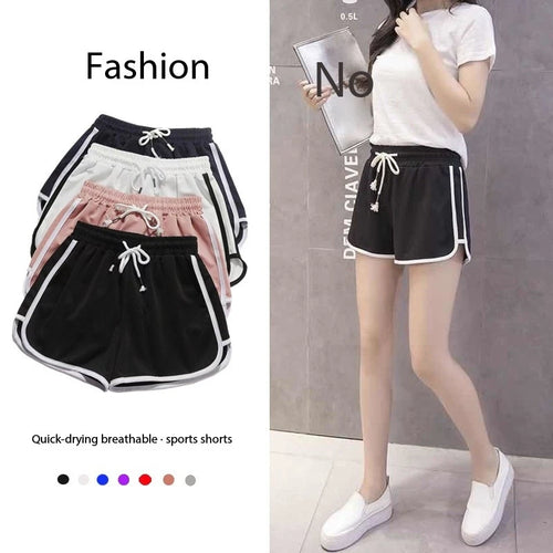 Women's Casual Athletic Shorts – Loose Mid-Waist Yoga & Summer Shorts