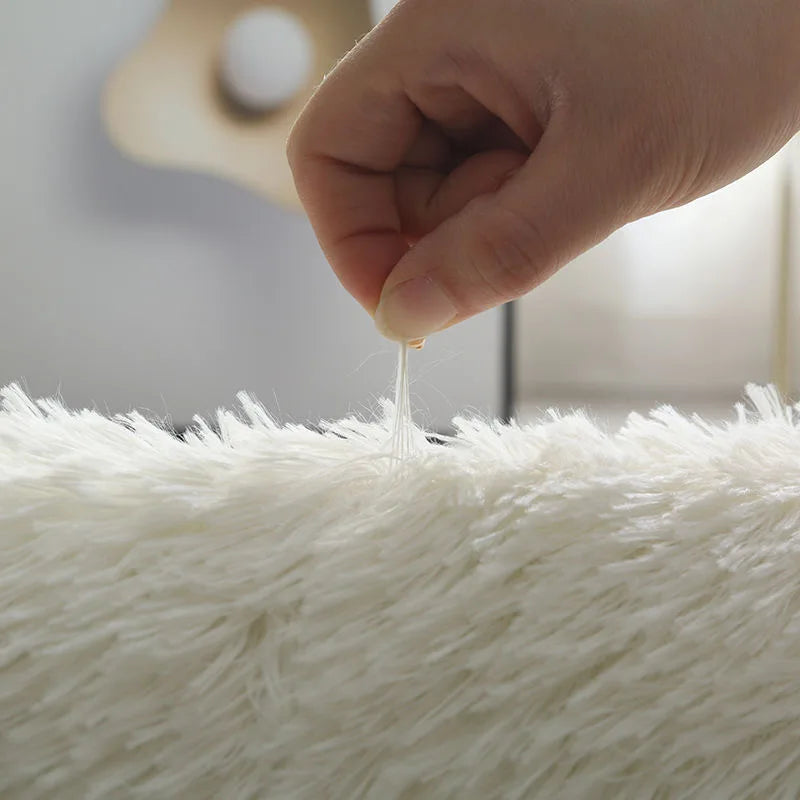 Fluffy Shaggy Area Rug – Soft Non-Slip Carpet for Living Room & Bedroom