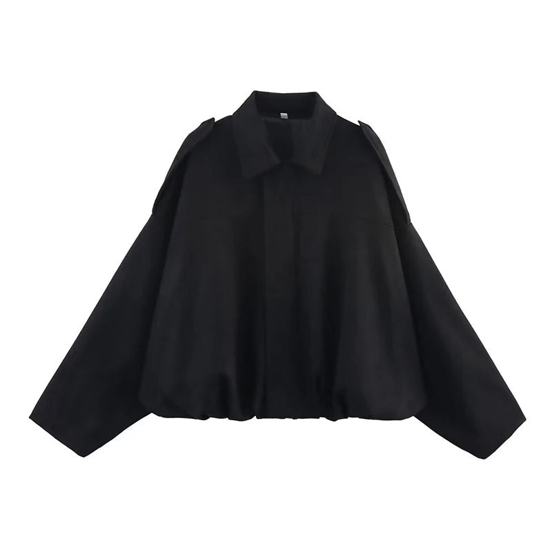 Bomber Jacket for Women, Oversized Vintage Fit