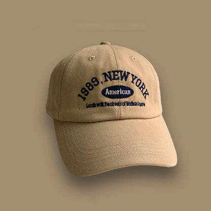 Baseball Cap – Unisex Retro Letter Embroidered Hat