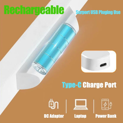 Magnetic LED Cabinet Light – USB Rechargeable, 3 Color Modes, Remote & Touch Control
