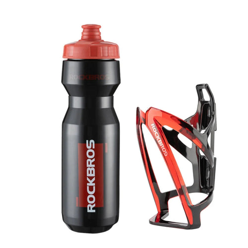 ROCKBROS 750ML Cycling Water Bottle and Holder Set