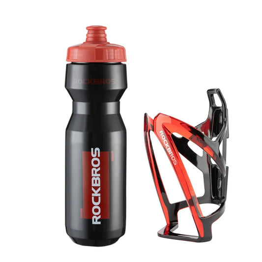 ROCKBROS 750ML Cycling Water Bottle and Holder Set