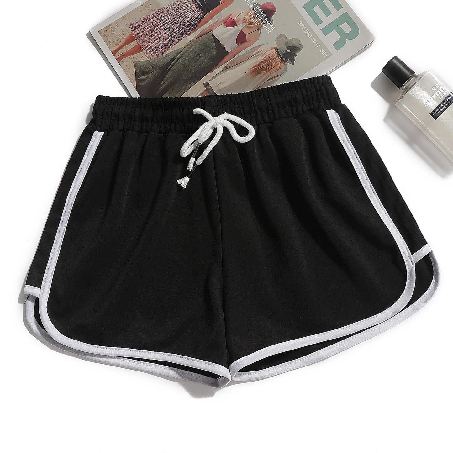 Women's Casual Athletic Shorts – Loose Mid-Waist Yoga & Summer Shorts