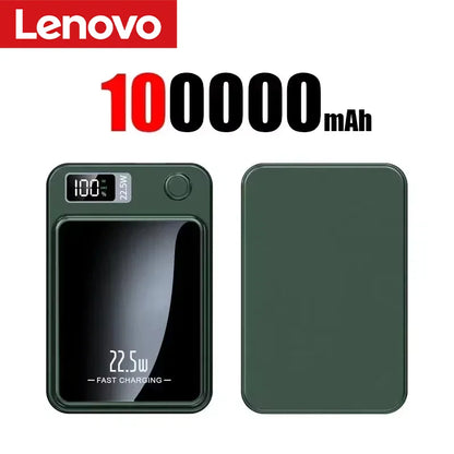 Lenovo Magnetic Wireless Power Bank 22.5W Fast Charging 50000–200000mAh