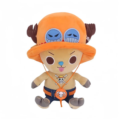 25CM One Piece Zoro Luffy and Chopper Plush Toys