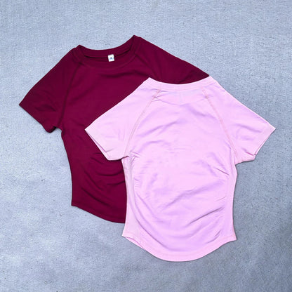Women's Yoga Crop Top – Seamless Activewear Shirt