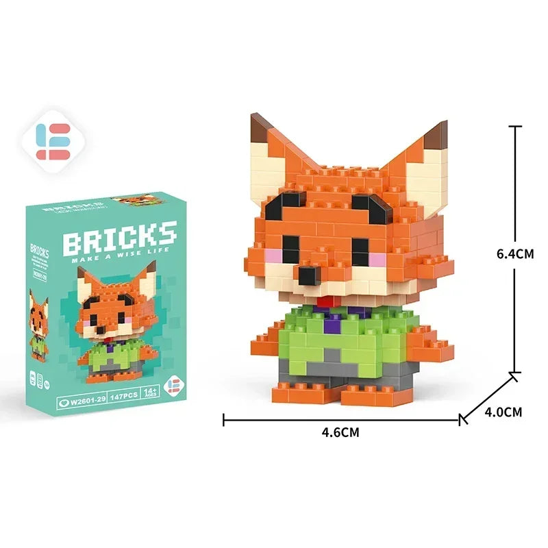 Mini Building Blocks Cartoon Character Figure – Tsum Tsum Style