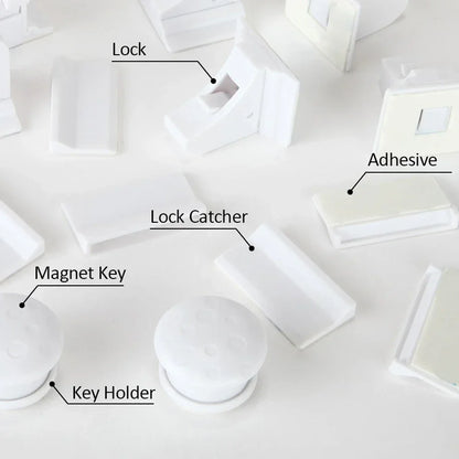 Magnetic Baby Safety Locks for Cabinets & Drawers