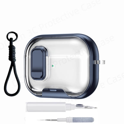 AirPods Pro 3 Clear Case with Cleaning Kit & Lanyard