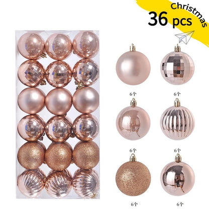 Christmas Ball Ornaments Set 24-36 Pcs – Tree Hanging Decorations