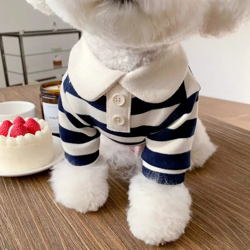 Dog Polo Shirt – Soft Breathable Cotton Pet Clothes