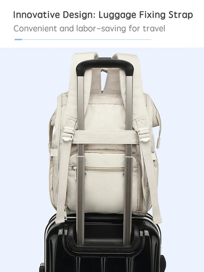 Diaper Bag Backpack with Stroller Hooks – Waterproof Maternity Travel Bag
