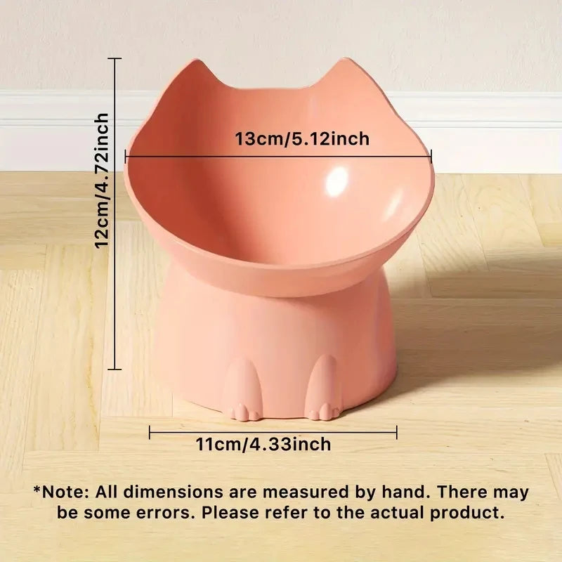 Elevated Cat Bowl – Anti-Tip Raised Food & Water Dish