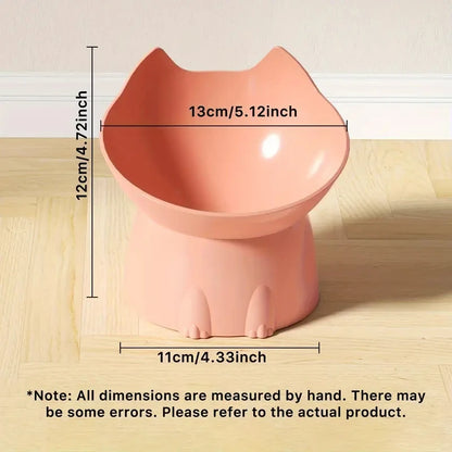 Elevated Cat Bowl – Anti-Tip Raised Food & Water Dish