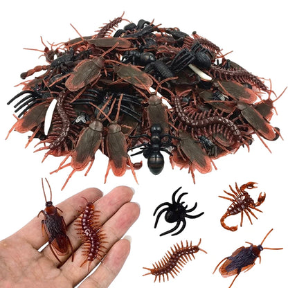 Realistic Fake Bug Prank Toys – Spiders, Cockroaches & More