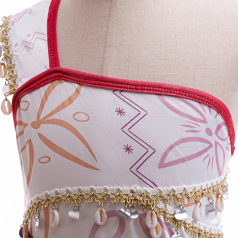 Moana Princess Costume for Girls with Accessories – Ages 2–12