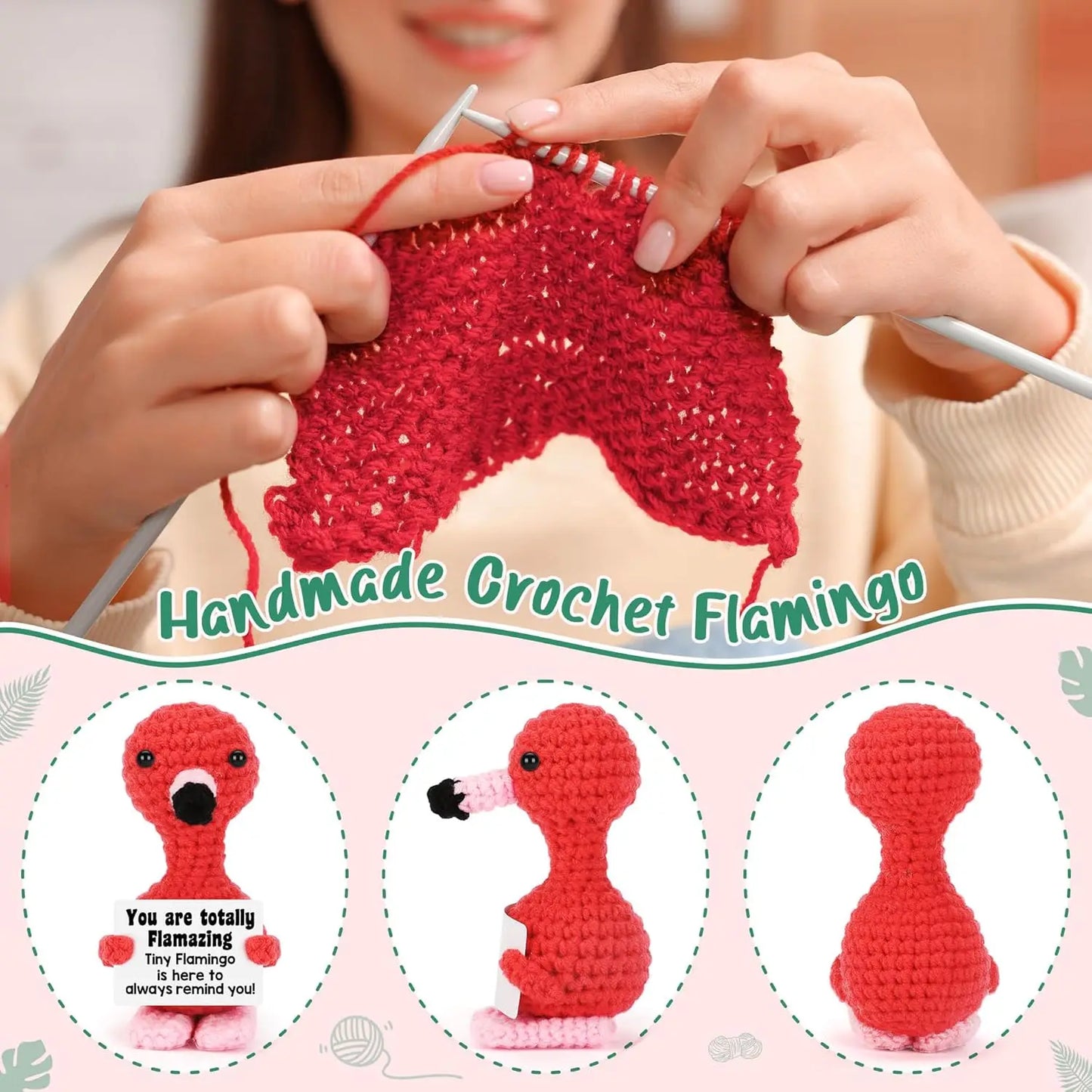 Crochet Pocket Hug Doll – Handmade Knitted Positive Energy Gift
