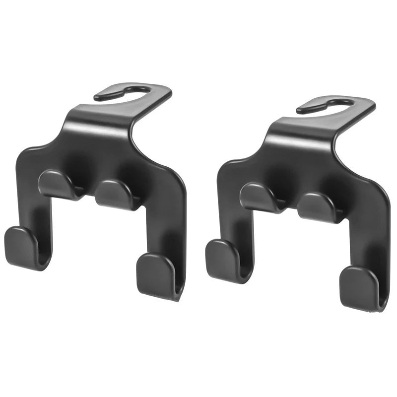 Car Headrest Hook – Back Seat Storage & Phone Holder