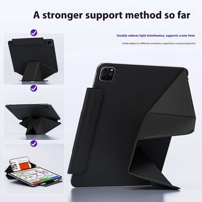 Magnetic iPad Case with Multi-Angle Stand for iPad Pro, Air, Mini