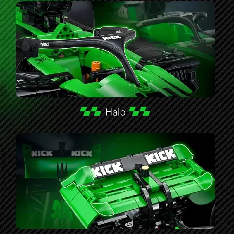 Kick Sauber C44 F1 Racing Car Building Blocks Set – 1:8 Scale