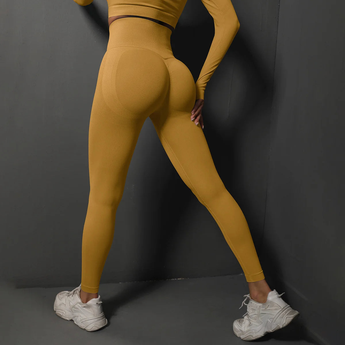 Seamless High Waist Yoga Leggings Women – Scrunch Butt Push Up Gym Pants