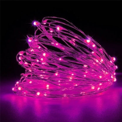 LED Fairy String Lights – Waterproof Copper Wire for Christmas, Wedding & Party
