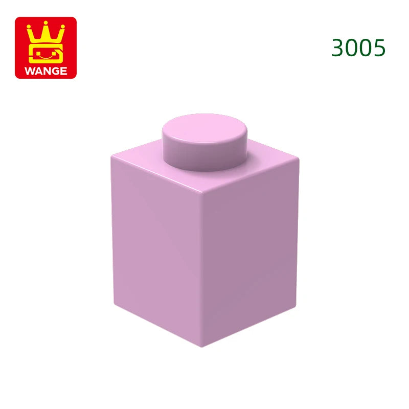Wange 3005 1x1 Basic Brick MOC Parts – 232pcs Bulk Pack