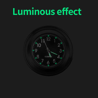 Handlebar Clock – Luminous Quartz Watch for Motorcycle & Bicycle