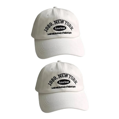 Baseball Cap – Unisex Retro Letter Embroidered Hat