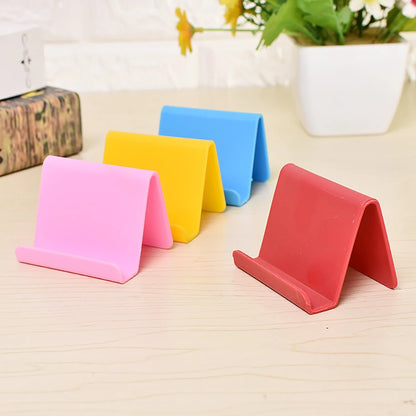 Mini Portable Phone Stand – Colorful Desktop Holder for Kitchen & Home