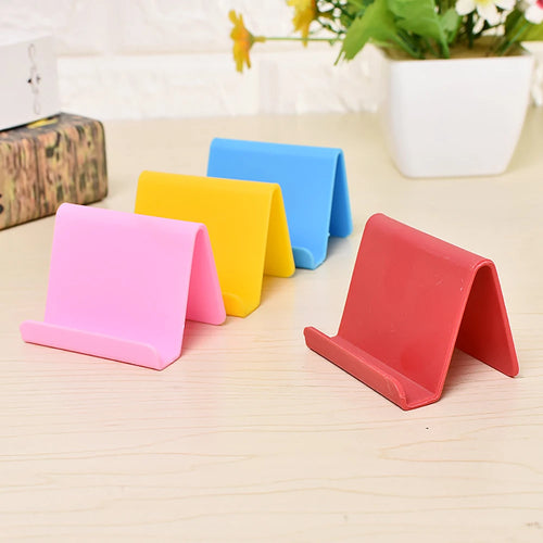 Mini Portable Phone Stand – Colorful Desktop Holder for Kitchen & Home