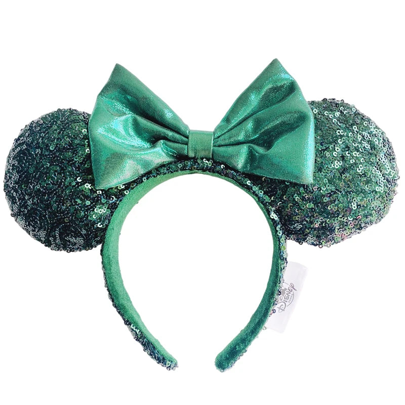 Disney Minnie Mouse Ears Headband – Sequin Bow Princess & Villain Styles