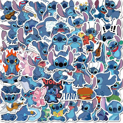 Lilo & Stitch Stickers Pack – 10/30/50/100 PCS Cartoon Decals
