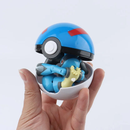 12 Style Pokémon Ball Pikachu Mewtwo Action Figure Collection
