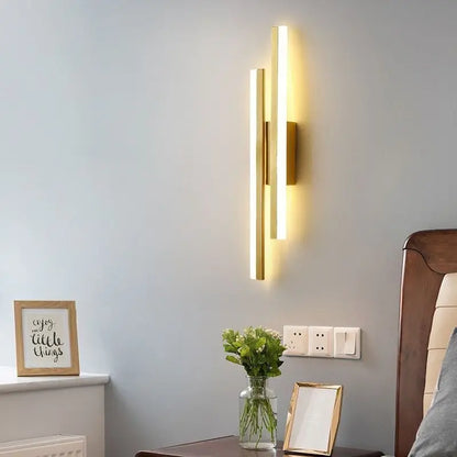 LED Wall Sconce – Modern Acrylic Pipe Lamp for Bedroom & Living Room